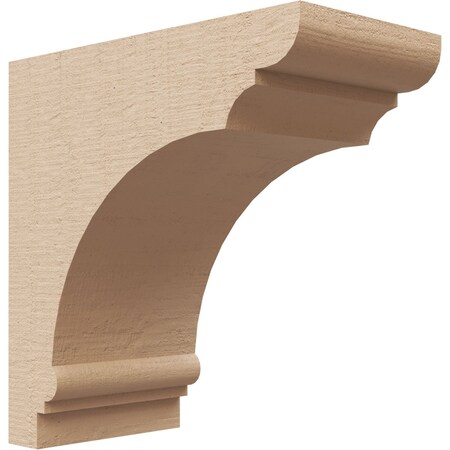 3in. W X 6in. D X 6in. H Series 1 Classic Hughes Rough Cedar Woodgrain TimberThane Corbel, Prmd Tan